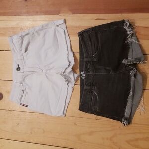 COPPER KEY and BULLHEAD cut-off shortie shorty shorts  distressed size 5